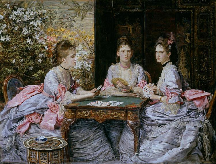 Hearts are Trumps, Sir John Everett Millais